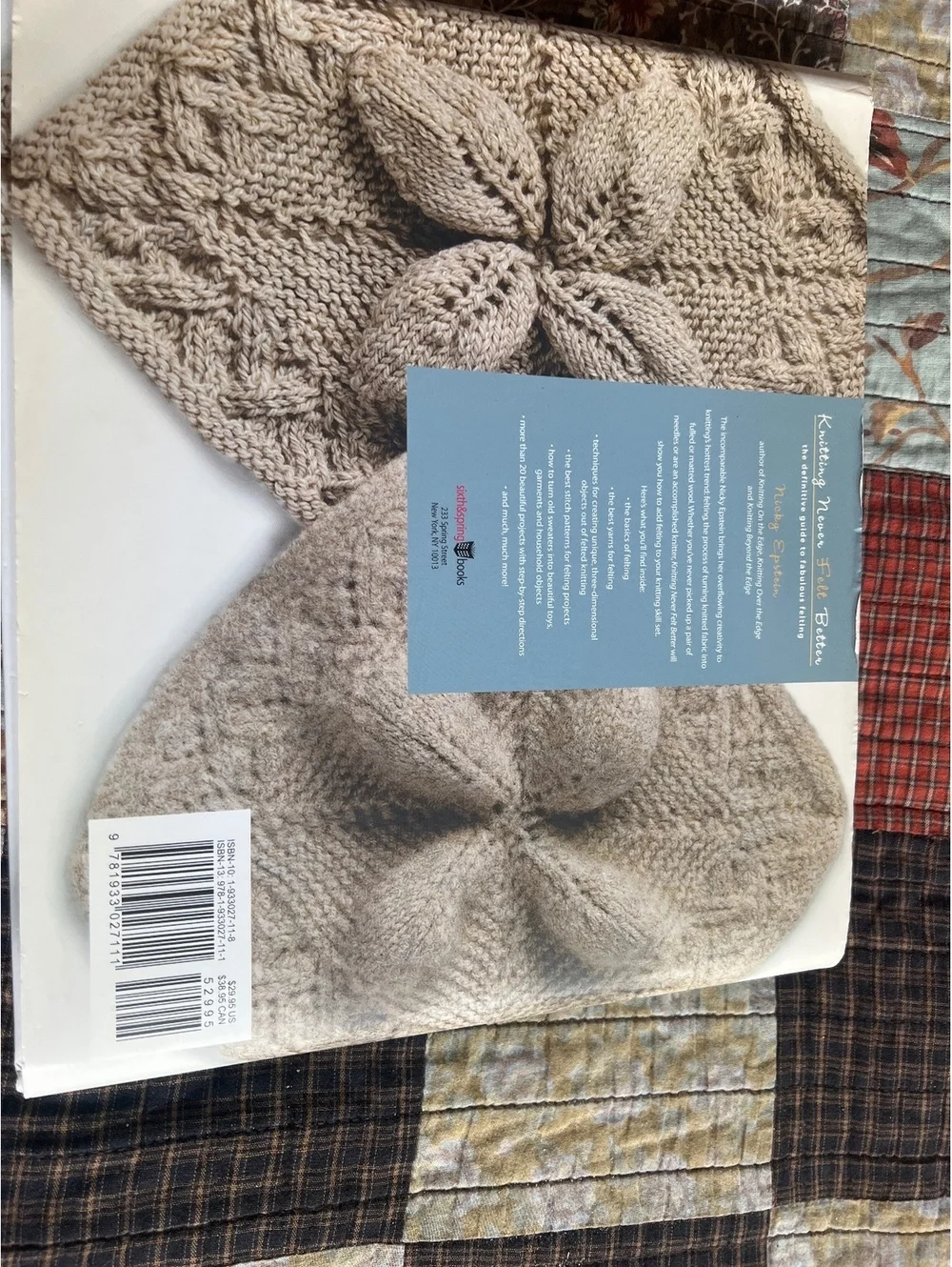 Knitting Never Felt Better by Nicky Epstein - Felting Craft Book